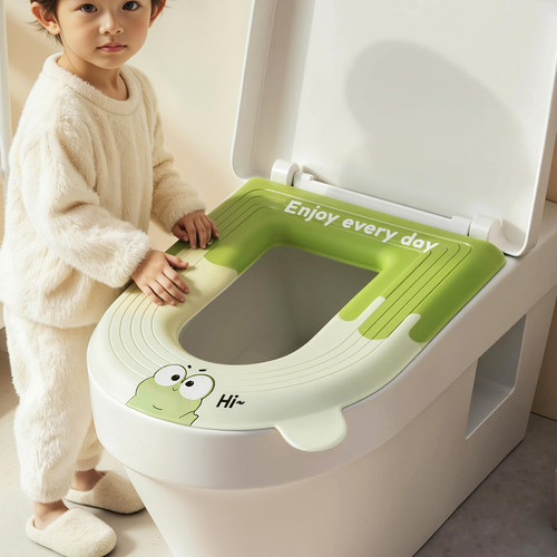 2025新款防水马桶坐垫冬加厚四季通用坐便器套垫圈粘贴式免洗垫子 - 图0