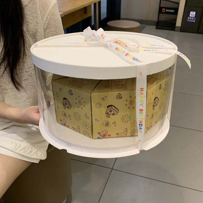 自制洞洞乐惊喜礼物盲盒三角形蛋糕盒戳戳乐空盒生日情人节礼物盒,淘宝优惠券,粉丝福利购,淘宝优惠卷