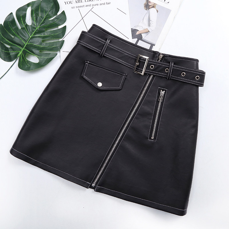 2020新款气质春秋超火小黑色半身裙 迷样女子半身裙