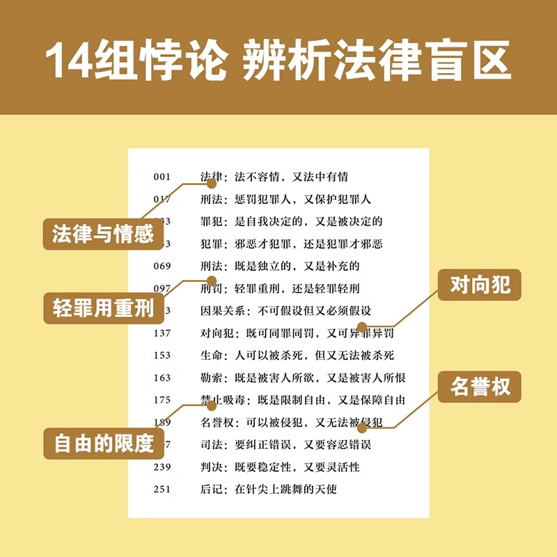 法律的悖论金句印签版罗翔普法新作走出独断思维，接受多元包容法律随笔集法律知识读物解读热点案件正版书籍-图3