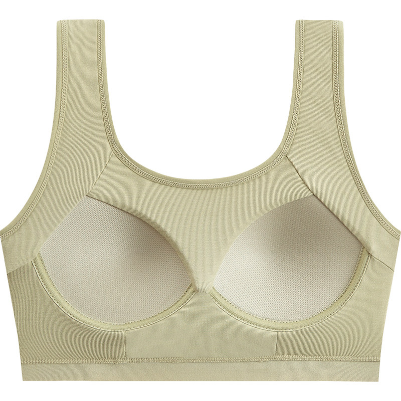 莫代尔薄带胸垫一体背心学生裹胸 蓓莱芬抹胸