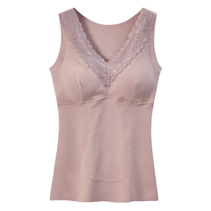 性感蕾丝无痕发热贴身打底紧身内衣 蓓莱芬保暖上装