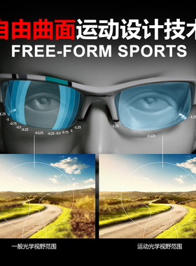 近视骑行跑步眼镜定制