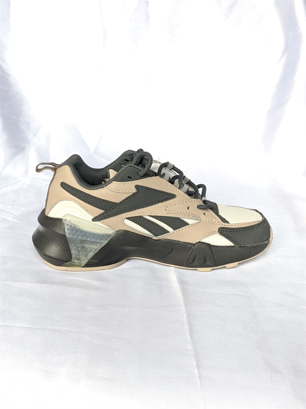 Reebok 锐步 Aztrek Double Mix 女子运动跑鞋 EF7786 黑色 - 图0