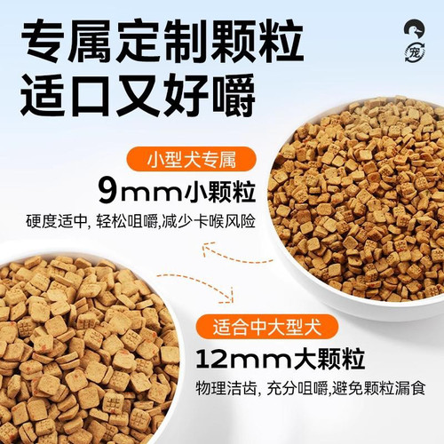领先狗粮烘焙狗粮鸭肉梨犬粮狗粮试吃小包装中小型犬粮主粮去泪痕 - 图1