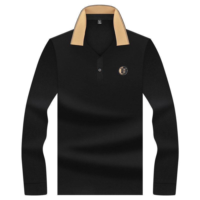 春秋特价清仓新款长袖翻领爸爸外贸父亲商务休闲通勤男polo衫,淘宝优惠券,粉丝福利购,淘宝优惠卷