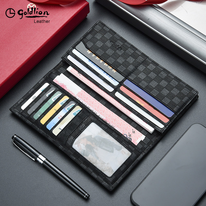 金利来男士长款真皮奢侈2021钱包 金利来若羽钱包