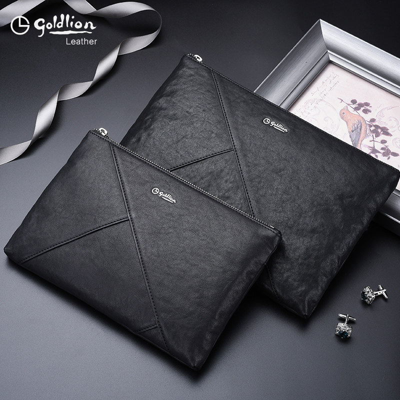 金利来男士信封包真皮潮手拿包男包 金利来若羽男士包袋