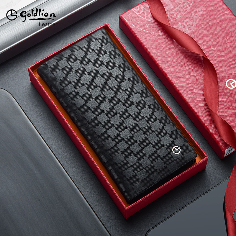 金利来男士长款真皮奢侈2021钱包 金利来若羽钱包