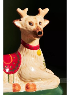 娜塔莉奇景森林小鹿彩釉饼干罐