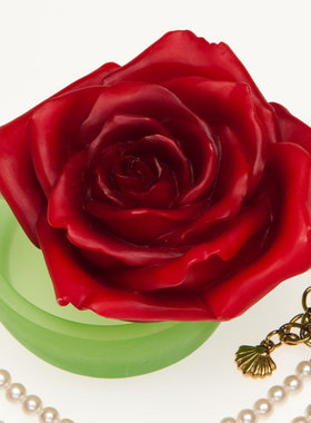 现 纽约下城公园进口蓝蝴蝶马蹄莲鸟巢翠玉半透明小巧收纳珠宝盒