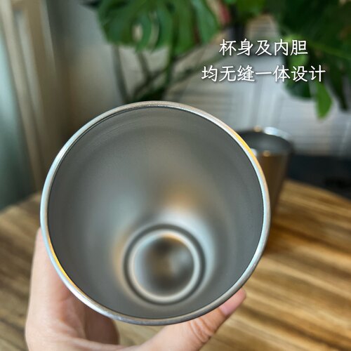 日本膳魔师保温杯不锈钢啤酒杯饮料可乐保冷杯平底杯JDI-300/400 - 图1