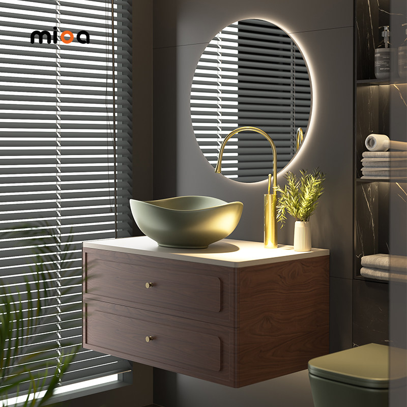 中古风橄榄绿陶瓷台上盆卫生间家用洗脸盆阳台加深洗手盆酒店单盆,淘宝优惠券,粉丝福利购,淘宝优惠卷