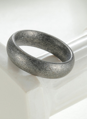 不锈钢小众素戒男女同款手饰