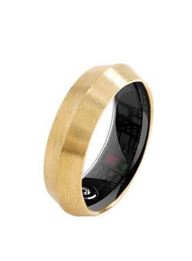 监测欧美蓝牙不锈钢智能运动跨境热卖睡眠心率指环时尚戒指计步