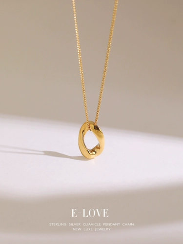 Tide, небольшое дизайнерское ретро золотое ожерелье, свитер, японские и корейские, простой и элегантный дизайн