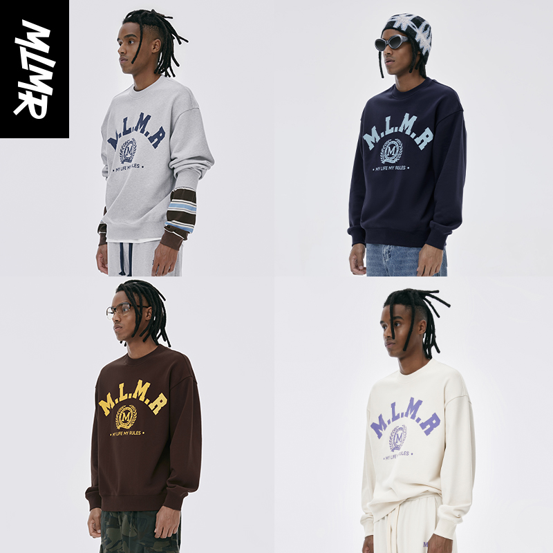 MLMR情侣卫衣oversize宽松帽衫