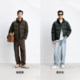 Jack Jones winter men's filled with printed old flower casual warm and comfortable stand collar cloud puff down jacket