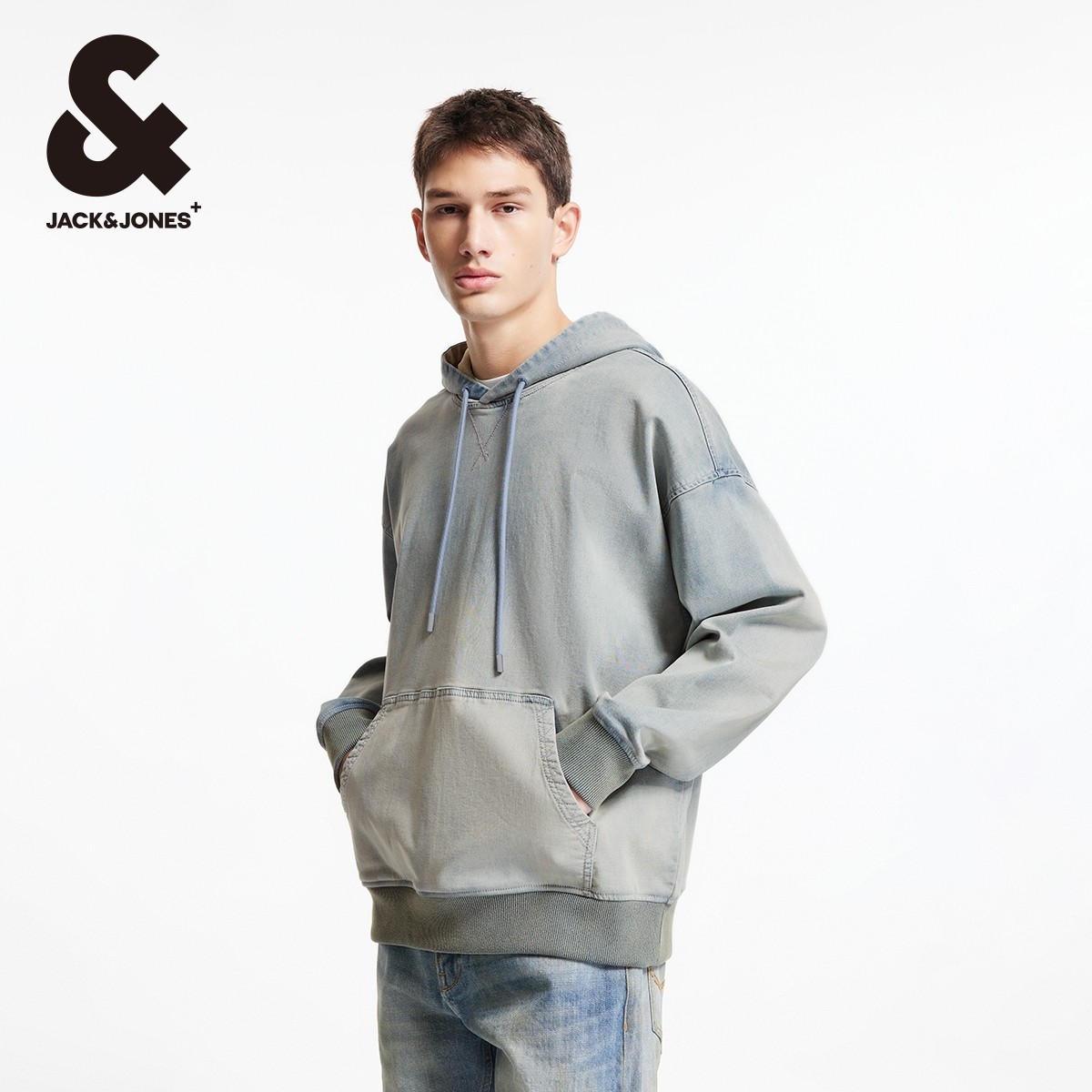 杰克琼斯秋冬新款时尚潮百搭舒适袋鼠兜长袖上衣宽松连帽卫衣男装,淘宝优惠券,粉丝福利购,淘宝优惠卷