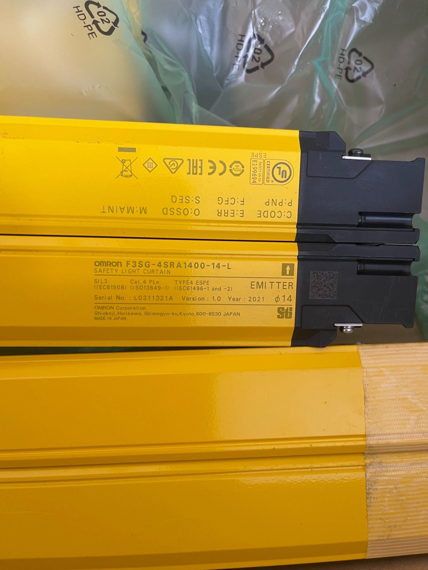 欧姆龙安全光栅F3SG-4SRB0240-14  拍前请询价 - 图2