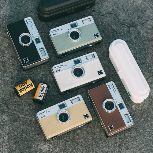 尹材赫同款 柯达KODAK EKTAR H35半格胶卷相机135胶片有闪灯 - 图2
