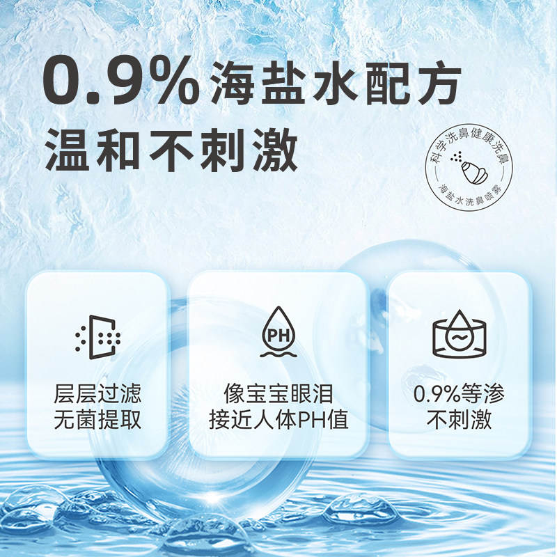 鼻精灵大象鼻喷儿童生理海性盐水喷鼻腔喷雾剂BEGGI宝宝洗鼻水液 - 图3