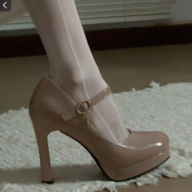 复古玛丽珍鞋黑色粗跟高跟鞋女2025年秋冬新款气质百搭法式单鞋女,淘宝优惠券,粉丝福利购,淘宝优惠卷