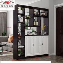 Entrance door Xuanguan Cabinet Partition Wine Cabinet Living-room Home Shoes Cabinet Shelve Shelf Modern Minima Screen Decoration Cabinet Door Hall Cabinet