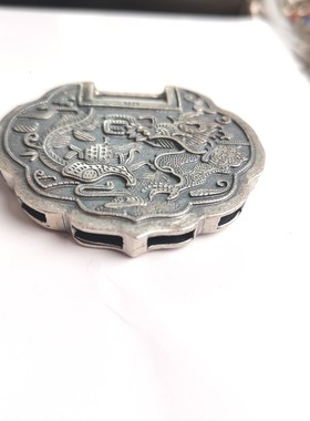 S925银龙凤呈祥37.5克吊坠