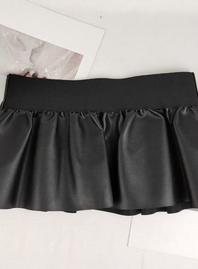 Sexy fashion imitation leather skirt性感时尚仿皮半身短裙女士
