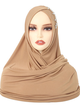 musslilm cap hejab turban hijeb lady scarfhat