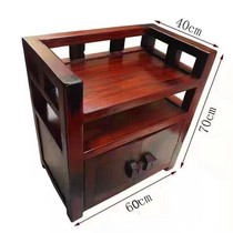 The old boat wood tea table small side a few corners a few sides table solid wood minima Chinese tea table assorted tea water cabinet disposal cabinet for home