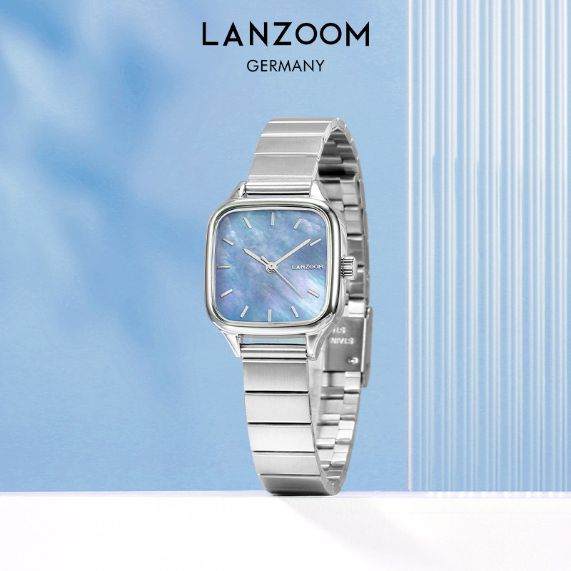 蓝族lanzoom女士女轻奢小众手表 LANZOOM国产腕表