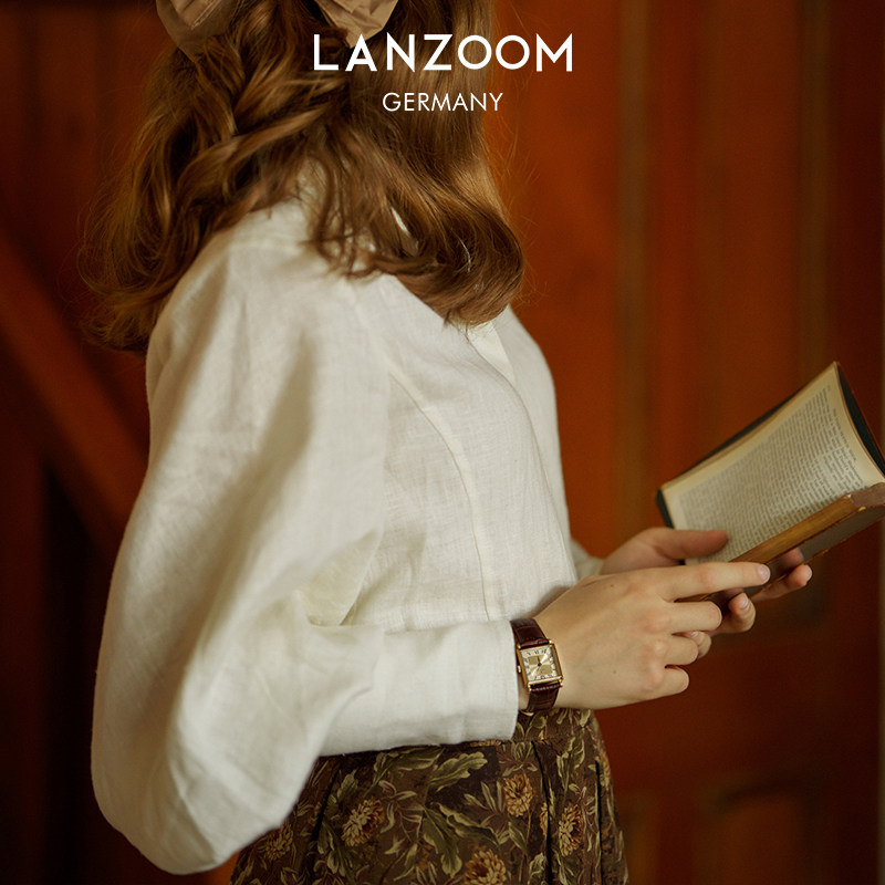 蓝族lanzoom女士女款轻奢小众手表 LANZOOM国产腕表