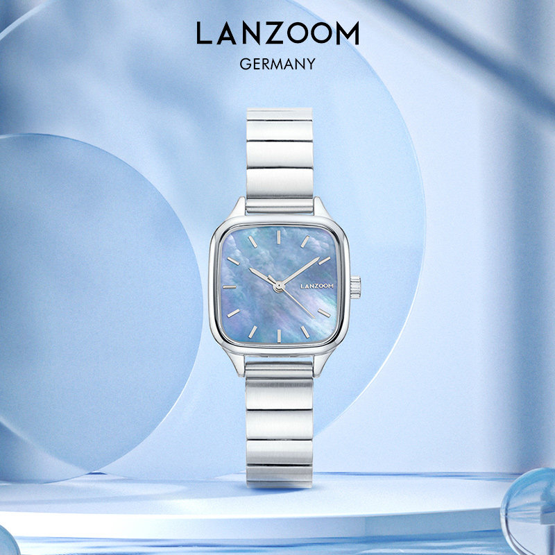 蓝族lanzoom女士女轻奢小众手表 LANZOOM国产腕表