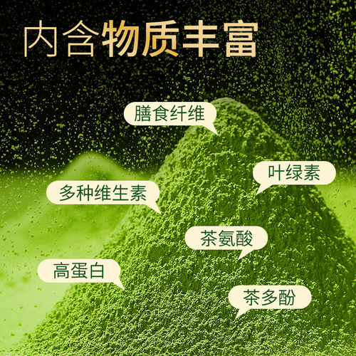贵州贵茶欧标纯抹茶粉冲饮小包装3 4 56号生椰牛奶拿铁烘焙店专用 - 图3