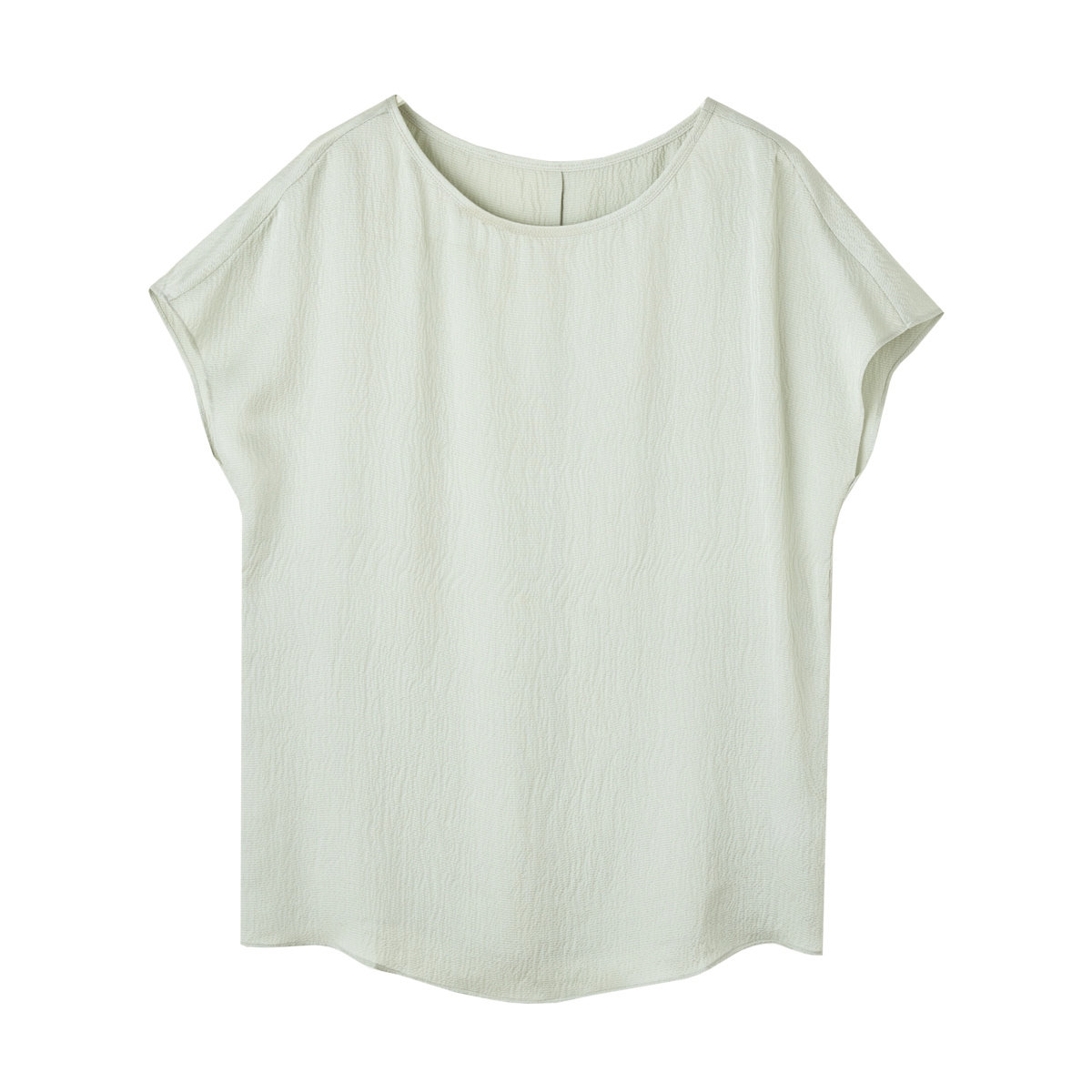 德玛纳夏新款桑蚕丝圆领短袖衬衫 dmestyle衬衫