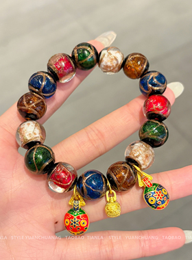 高级感招财吞金兽串珠手串送礼物