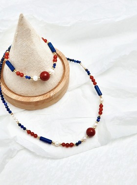 天然青金石新中式国风手链女款