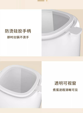 110V220V煮蛋器美英规台湾用迷你多功能蒸蛋器香港家用小型早餐机