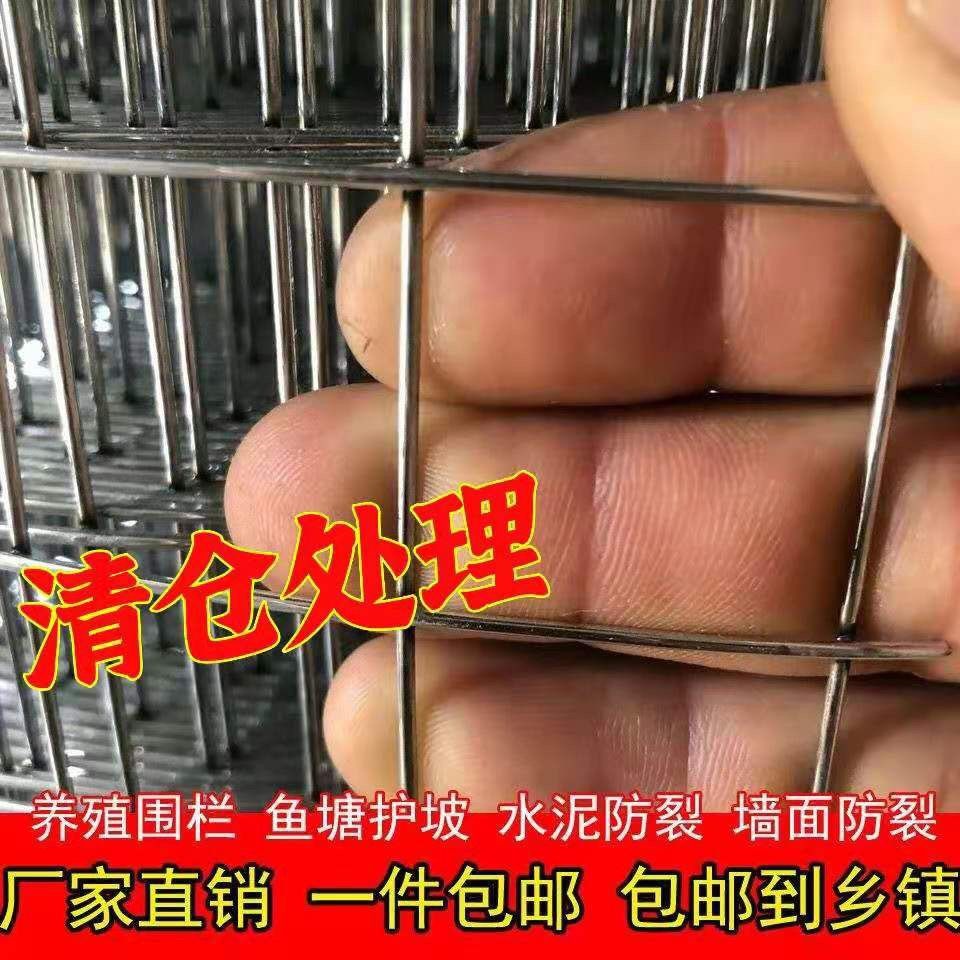 品镀锌铁丝网片围栏小孔加粗养殖网狗笼养殖建筑钢筋长孔网格网钢-图0