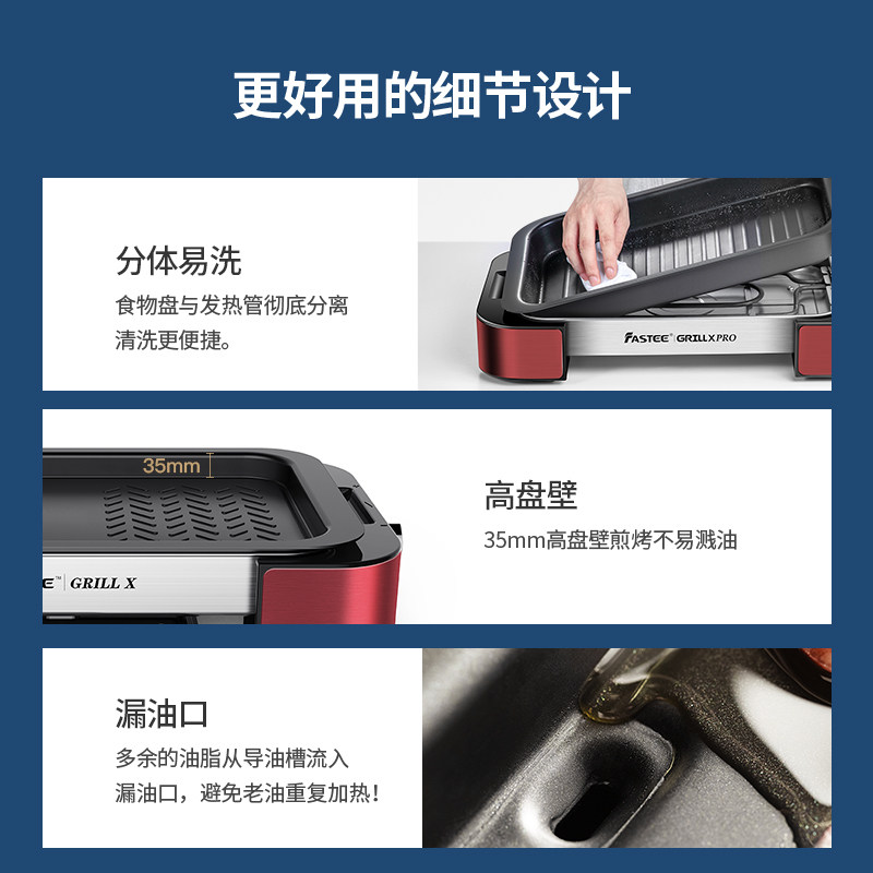 fastee /法诗缇出口原款机电烧烤炉 fastee法诗缇烧烤炉