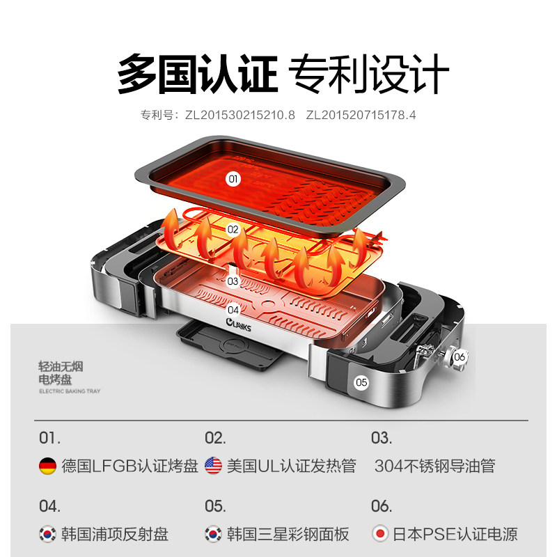 fastee /法诗缇出口原款电烧烤炉 fastee法诗缇烧烤炉