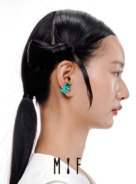 mif罗绮系列褶皱戒指女小众设计