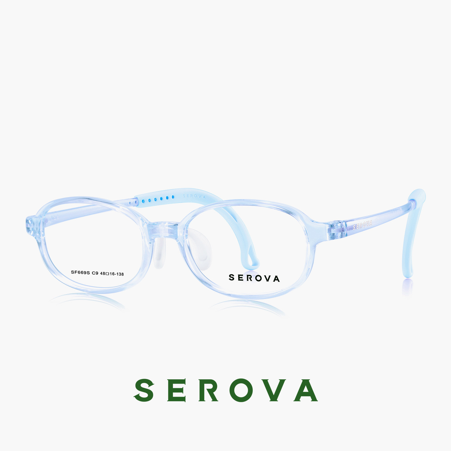SEROVA施洛华小豆芽系列儿童青少年学生超轻近视眼镜框架款SF669S - 图1