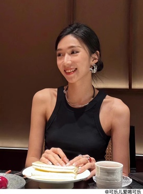 设计师锁骨链银choker