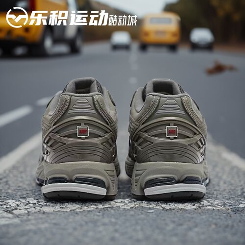 乐积运动 NEW BALANCE NB 1906R 灰色 复古低帮耐磨跑鞋 M1906RB - 图2