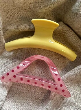 塑料轻奢风发夹女款日常发饰