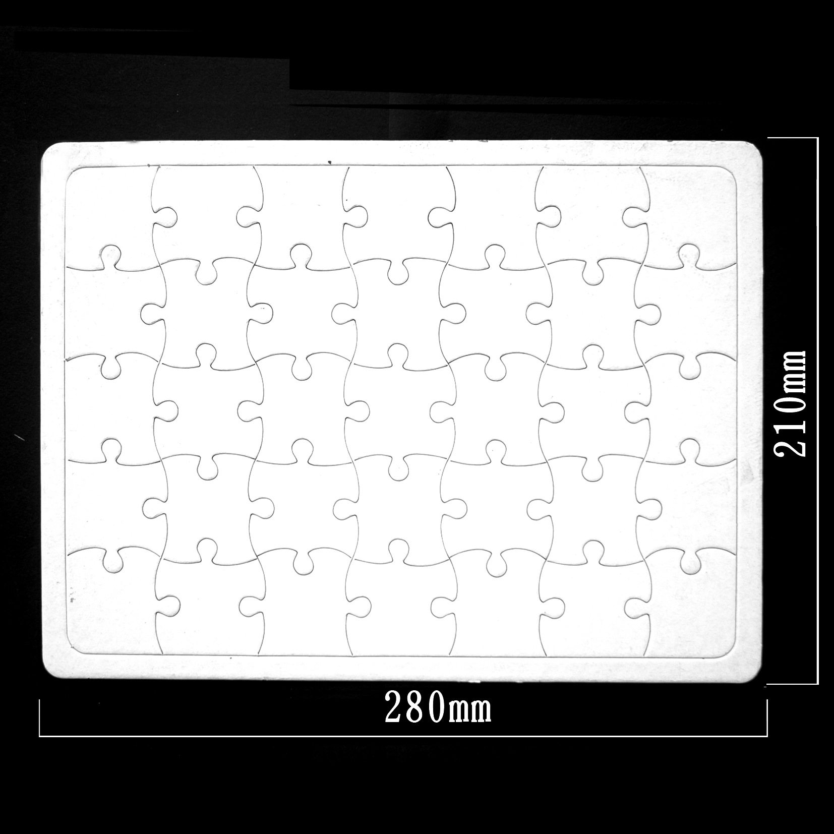 空白涂色拼图纸质白模拼板儿童DIY益智填色涂鸦绘画幼儿拼插玩具,淘宝优惠券,粉丝福利购,淘宝优惠卷