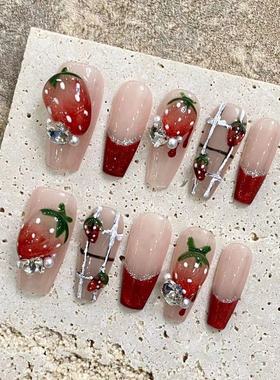 春夏系列合集 艺禾美甲春日小花夏日清新氛围穿戴甲假指甲可拆卸